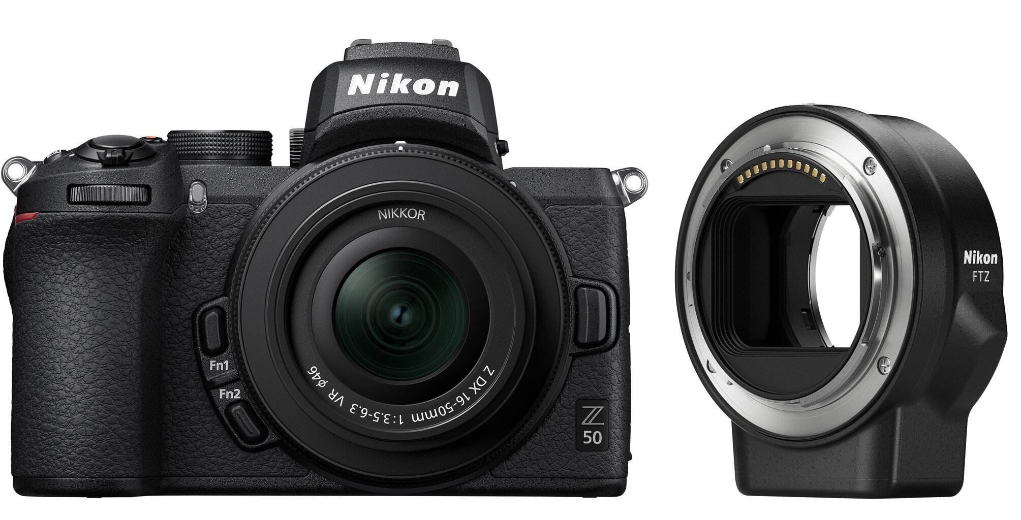 Nikon Z50 + NIKKOR Z DX 16-50mm f/3.5-6.3 VR + FTZ kinnitusadapter hind ja info | Fotoaparaadid | hansapost.ee