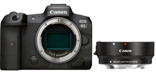 Canon EOS R5 Body + Mount Adapter EF-EOS R hind ja info | Fotoaparaadid | hansapost.ee