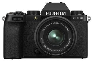 Fujifilm X-S10 + 15-45mm Kit, черный цена и информация | Фотоаппараты | hansapost.ee