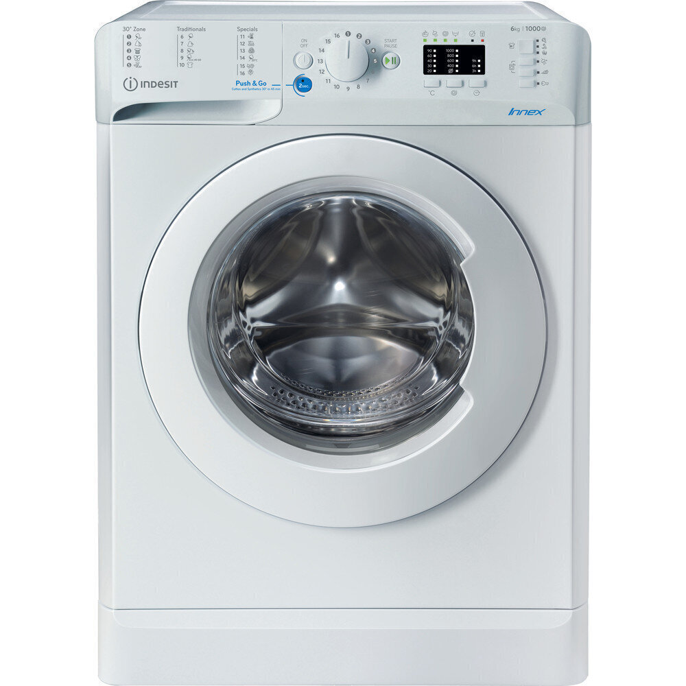 Indesit BWSA 61051 W EU N hind ja info | Pesumasinad | hansapost.ee