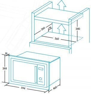 Edesa EMW-2530-IG XBK цена и информация | Mikrolaineahjud | hansapost.ee