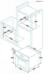 Edesa EOE-5010 X цена и информация | Печи﻿ | hansapost.ee