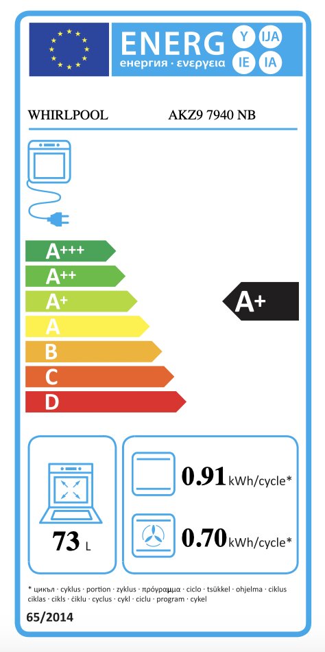 Whirlpool AKZ9 7940 NB price and information | Ahjud | hansapost.ee