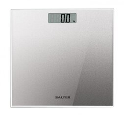 Salter 9037 SVGL3R Salter Glass Electronic Digital Bathroom Scale - Silver Glitter цена и информация | Весы (бытовые) | hansapost.ee