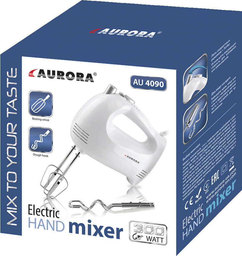 Aurora AU4090 цена и информация | Mikserid | hansapost.ee