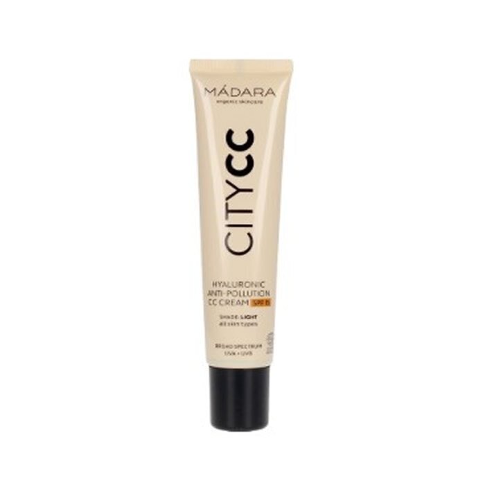 CC kreem Madara Hyaluronic Anti-Pollution SPF15 40 ml, Light цена и информация | Näokreemid | hansapost.ee