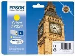 Epson T7034 Ink cartrige, Yellow hind ja info | Tindiprinteri kassetid | hansapost.ee