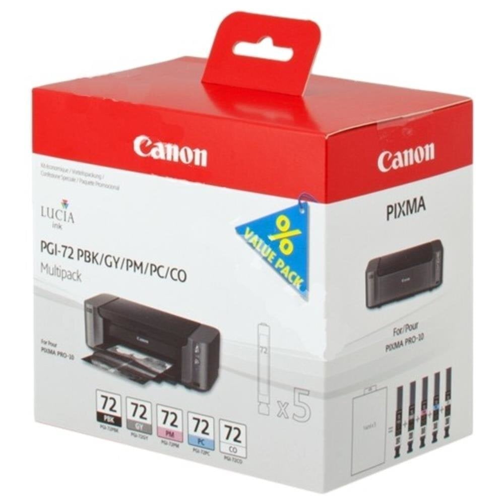 CANON PGI-72 PBK/GY/PM/PC/CO hind ja info | Tindiprinteri kassetid | hansapost.ee