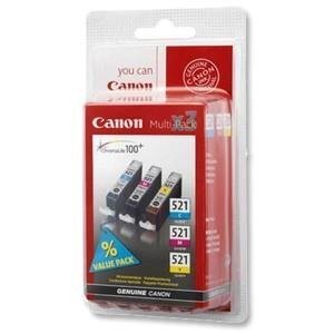 CANON CLI-521 Multipack c/m/y цена и информация | Tindiprinteri kassetid | hansapost.ee