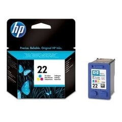 Чернильный картридж HP 22, трех цветов цена и информация | Картриджи для струйных принтеров | hansapost.ee