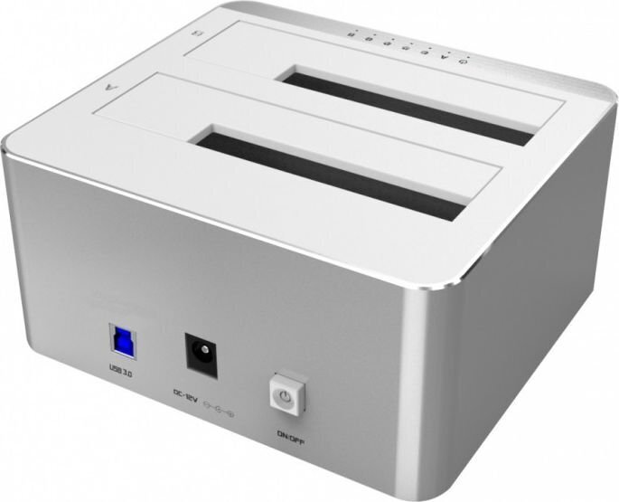 UStovai ir replikatoriai dual HDD USB3.0.+klonavimas funkcija offline,Y-3026 ALU цена и информация | Sülearvuti tarvikud | hansapost.ee