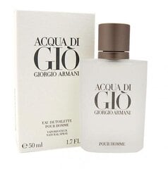 Giorgio Armani Acqua di Gio EDT для мужчин 50 мл цена и информация | Духи для Него | hansapost.ee