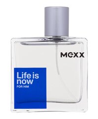 Mexx Life is Now EDT для мужчин 50 мл цена и информация | Мужские духи | hansapost.ee
