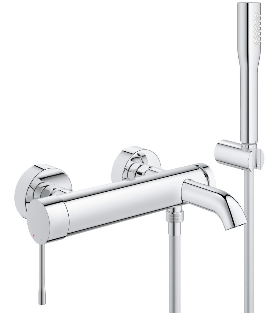 Vannisegisti Grohe Essence dušikomplektiga, kroom, 33628001 цена и информация | Vannitoa segistid | hansapost.ee