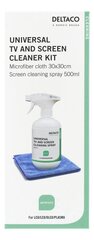 Deltaco средство для очистки экранов, подходит для мониторов всех типов 500мл/CK1025 цена и информация | Аксессуары для телефонов | hansapost.ee