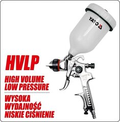 Pihusti HVLP 0.6L, d-1.5 mm Yato (YT-2341) цена и информация | Распылители краски | hansapost.ee