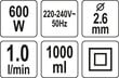 Elektriline pihusti 600W Yato (YT-82553) hind ja info | Värvipüstolid ja värvipihustid | hansapost.ee