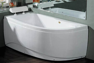 Акриловая ванна B1680 левая сторона 150см цена и информация | Ванночки | hansapost.ee