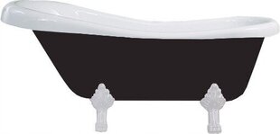 Akrüülvann Mexen Retro, black/white+white, 170x75 cm цена и информация | Ванночки | hansapost.ee