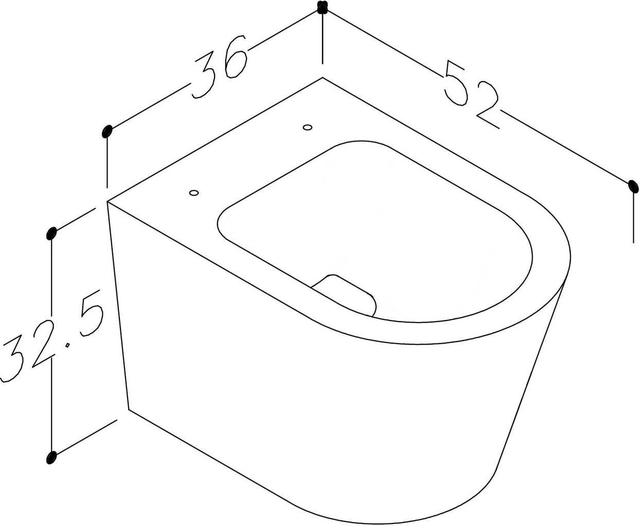 Seinale kinnitatav wc-pott hind ja info | WС-potid | hansapost.ee