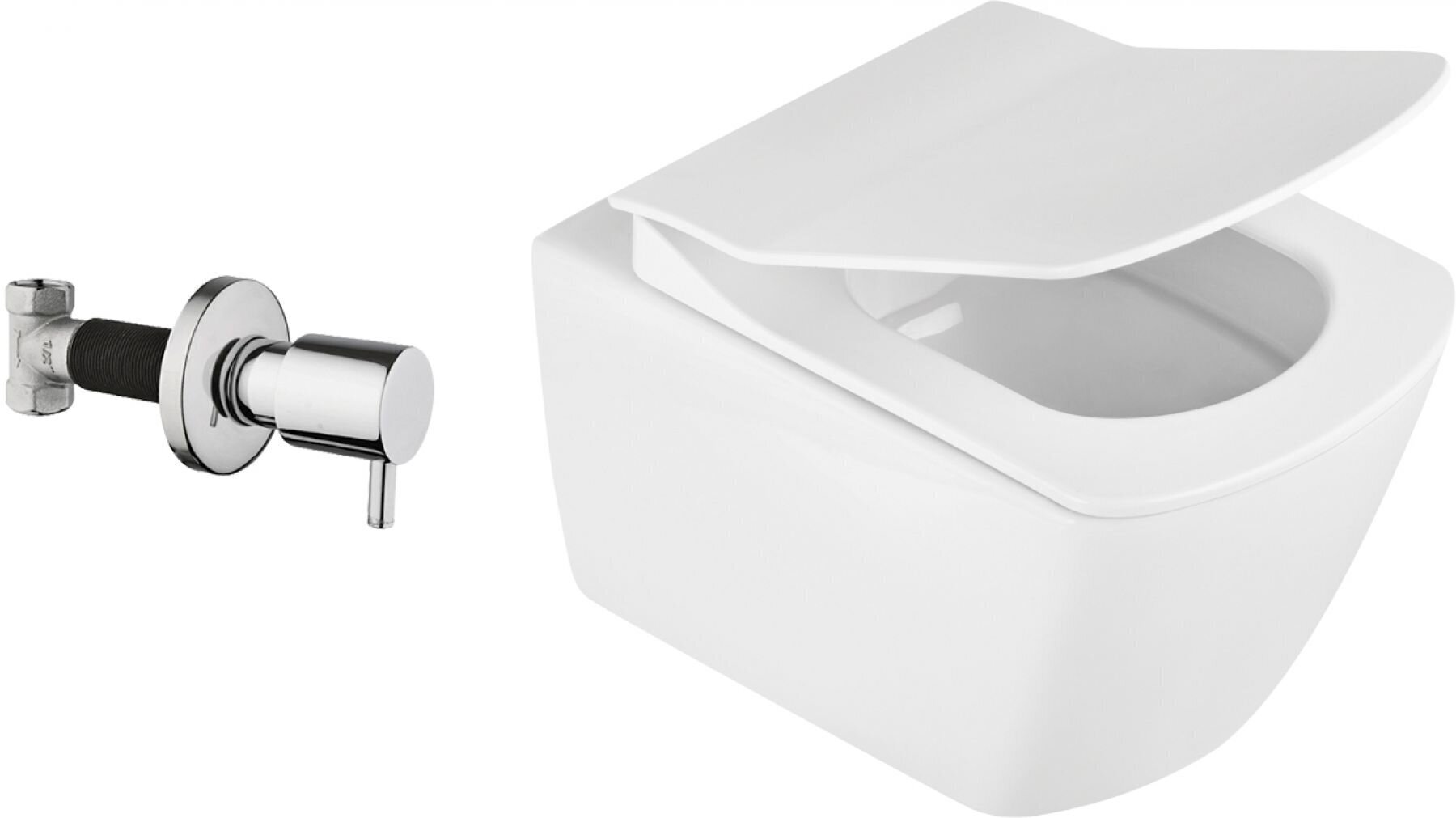 WC-pott Deante Anemon Zero Slim koos bidee funktsiooniga hind ja info | WС-potid | hansapost.ee