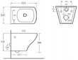 WC-pott Mexen Moon Rimless Slim aeglaselt isesulguva kaanega hind ja info | WС-potid | hansapost.ee