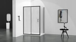 Dušikabiin Mexen Apia, 90x70,80,90 cm, black hind ja info | Dušikabiinid | hansapost.ee