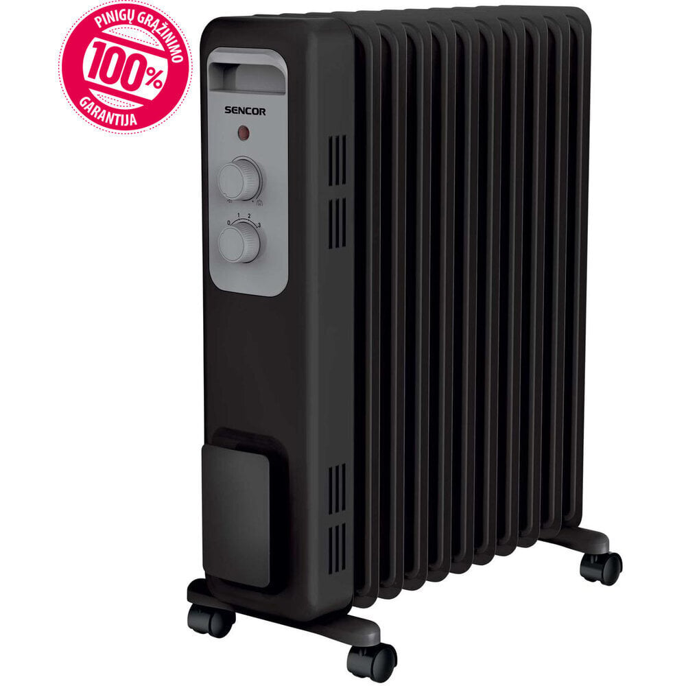 Õliradiaator SENCOR SOH 3311BK, 2300W, 11 sektsiooni hind ja info | Küttekehad | hansapost.ee