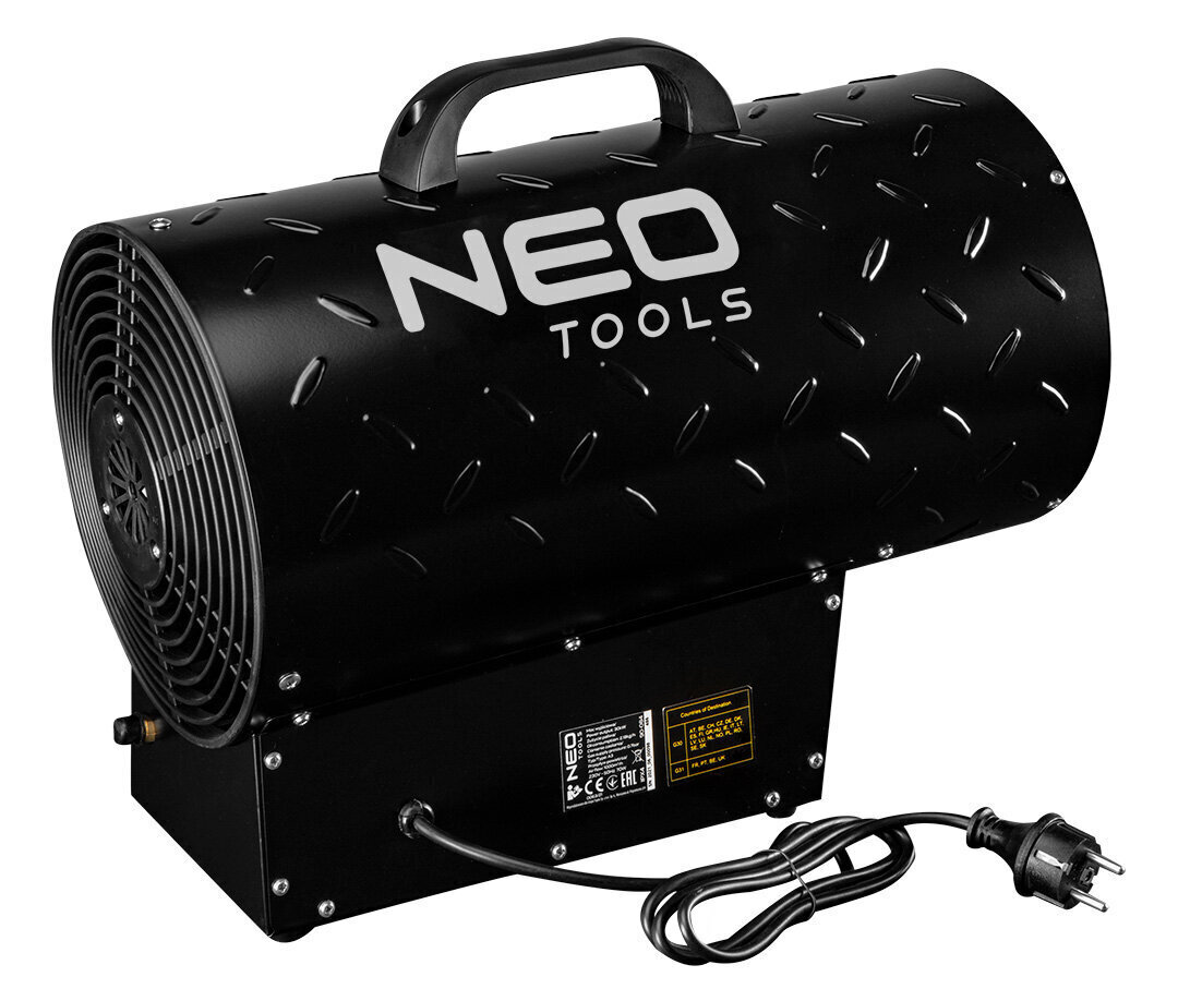 Gaasisoojendi NEO TOOLS 30KW 90-084 цена и информация | Küttekehad | hansapost.ee