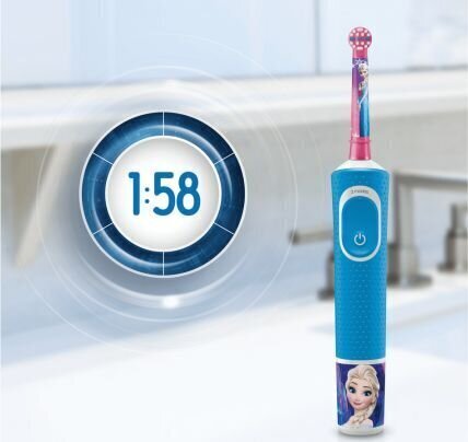 Oral-B D100 Vitality Kids Frozen цена и информация | Elektrilised hambaharjad | hansapost.ee