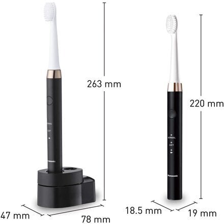 Panasonic Electric Toothbrush EW-DM81-K503 Rechargeable, For adults, Number of brush heads included 2, Number of teeth brushing цена и информация | Elektrilised hambaharjad | hansapost.ee