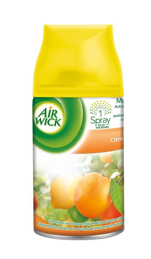 Õhuvärskendaja täide AirWick FreshMatic Citrus 250 ml цена и информация | Õhuvärskendajad | hansapost.ee
