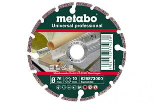 Teemant lõikeketas 76x1,2/10mm Professional UP, Metabo hind ja info | Elektrilised saed, ketassaed ja tarvikud | hansapost.ee