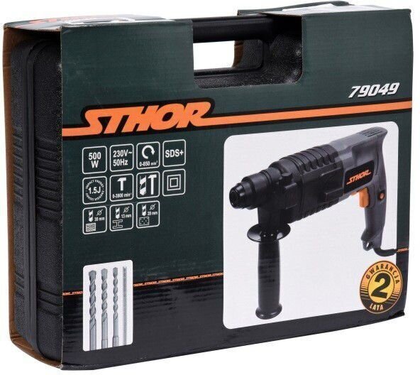 Trell STHOR 79049 SDS Plus 500W hind ja info | Akutrellid, puurid ja kruvikeerajad | hansapost.ee