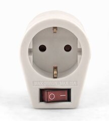 Adapter lülitiga Electraline, 55073 цена и информация | Удлинители | hansapost.ee