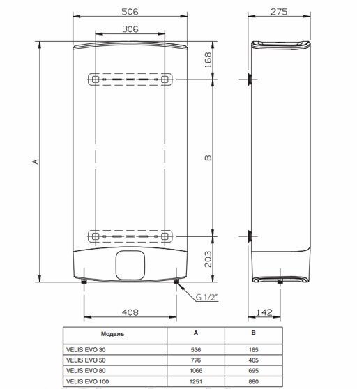 Elektriline veeboiler Ariston Velis EVO WIFI 80 elektriboiler koos INTELLIGENSE BLU-TECH puutepaneeli ja duši ettevalmistamise süsteemiga цена и информация | Veeboilerid | hansapost.ee