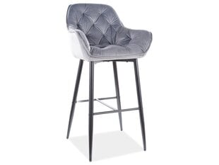 Набор из 2 барных стульев Signal Meble Cherry H-1, серый цена и информация | Стулья для кухни и столовой | hansapost.ee