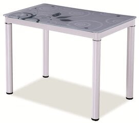 Стол Signal Meble Damar, 60x80 см, белый цена и информация | Кухонные и обеденные столы | hansapost.ee