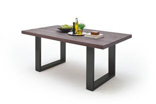 Обеденный стол MC Akcent Castello, 220x100 см, темно-коричневый/серый цена и информация | Кухонные и обеденные столы | hansapost.ee