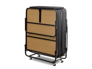 Раскладная кровать Kalune Design Niron XL, 90x200 см, черная цена и информация | Кровати | hansapost.ee