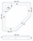 Dušialus Rea Diamond White, 80x80, 90x90 cm hind ja info | Dušialused | hansapost.ee
