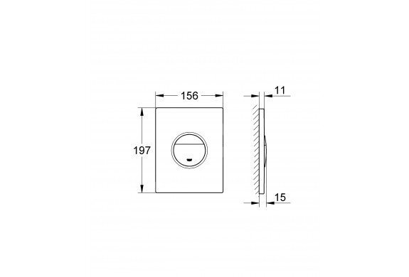 Grohe Nova Cosmopolitan äravoolu nupp, kroom, 38765000 hind ja info | WC-poti lisatarvikud | hansapost.ee