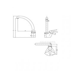 Köögisegisti Ambra 2813-120, tumepruun price and information | Kitchen faucets | hansapost.ee