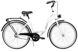 Велосипед AZIMUT City Lux 26” 2021, белый/черный цена и информация | Azimut Спорт, досуг, туризм | hansapost.ee