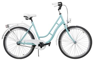 Велосипед городской AZIMUT Retro 26 "2021, бирюзовый цена и информация | Велосипеды | hansapost.ee