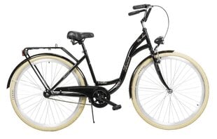 Linnajalgratas AZIMUT City Lux 28" 2021, must цена и информация | Велосипеды | hansapost.ee