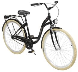 Linnajalgratas AZIMUT City Lux 28" 2021, must цена и информация | Велосипеды | hansapost.ee