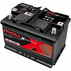 MOLL X-Tra Charge 75AH 720A 12V aku hind ja info | Moll Autokaubad | hansapost.ee
