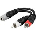 Deltaco AA-6A, Aux Aux 3.5 мм/RCA, 0.1 м