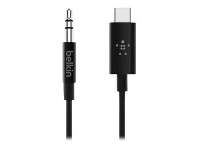 Belkin F7U079bt06-BLK, USB-C/Aux 3.5 mm, 1.8 m цена и информация | Juhtmed ja kaablid | hansapost.ee